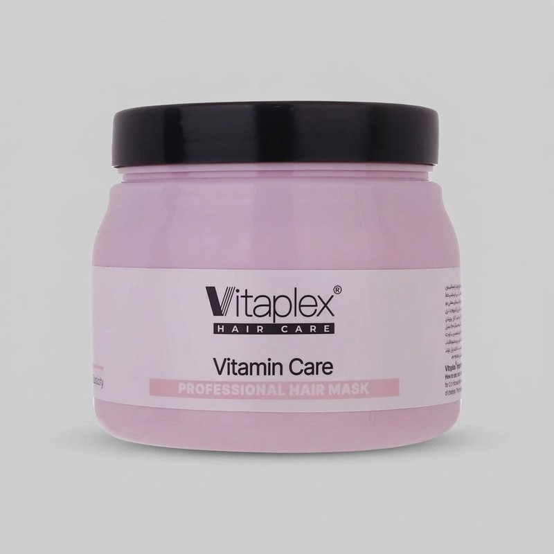 ماسک مو ویتاپلکس مدل Vitamin Care حجم 500 میلی لیتر