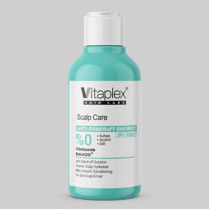 شامپو مو ضد شوره ویتاپلکس مدل Scalp Care مناسب موهای خشک، ضد خارش، تقویت‌کننده، محافظت کامل پوست سر، حجم 250 میلی‌لیتر
