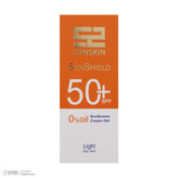 کرم ضد آفتاب رنگی ساین اسکین، SPF 50، مدل Syn Shield، مناسب پوستهای آکنهدار و چرب با حجم 50 میلیلیتر، ضد آب، مرطوبکننده، محافظتکننده در برابر اشعههای UVA و UVB، ضد لک و پیری، ویتامینهای C و E، با ماندگاری 2 ساعته