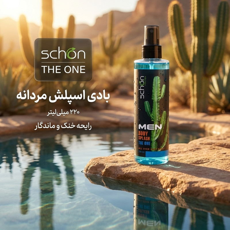 بادی اسپلش مردانه شون مدل The One حجم 220 میلی لیتر