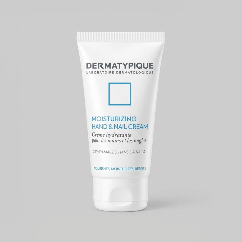کرم مرطوب کننده دست و ناخن درماتیپیک مدل MOISTURIZING حجم 50 میلی لیتر