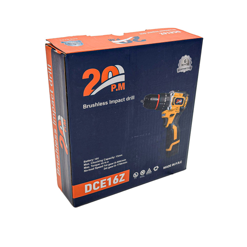 دریل پیچ گوشتی شارژی براشلس 16.8 ولت بیست مدل DCE-16-Z