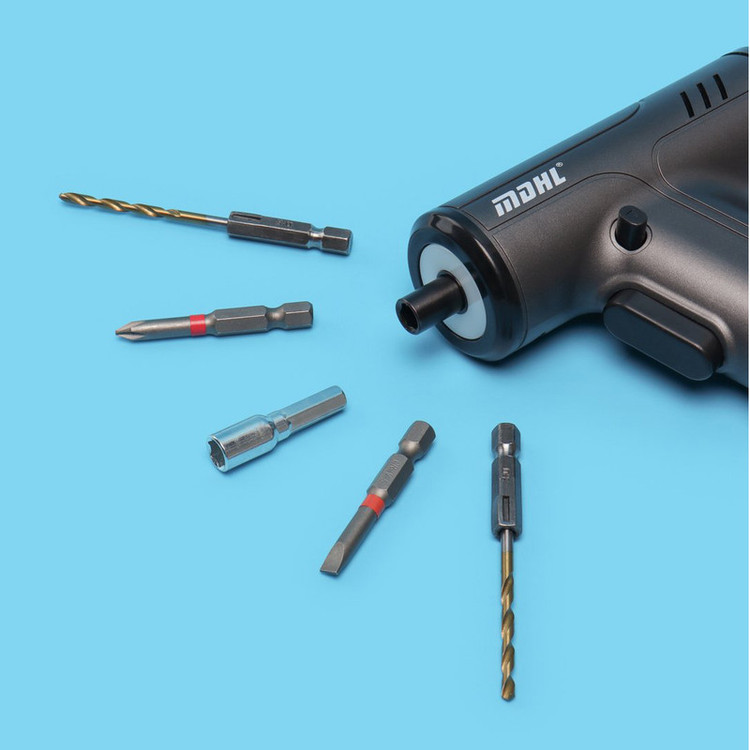 پیچ گوشتی شارژی ام دی اچ ال مدل MD-8728 مجموعه 30 عددی