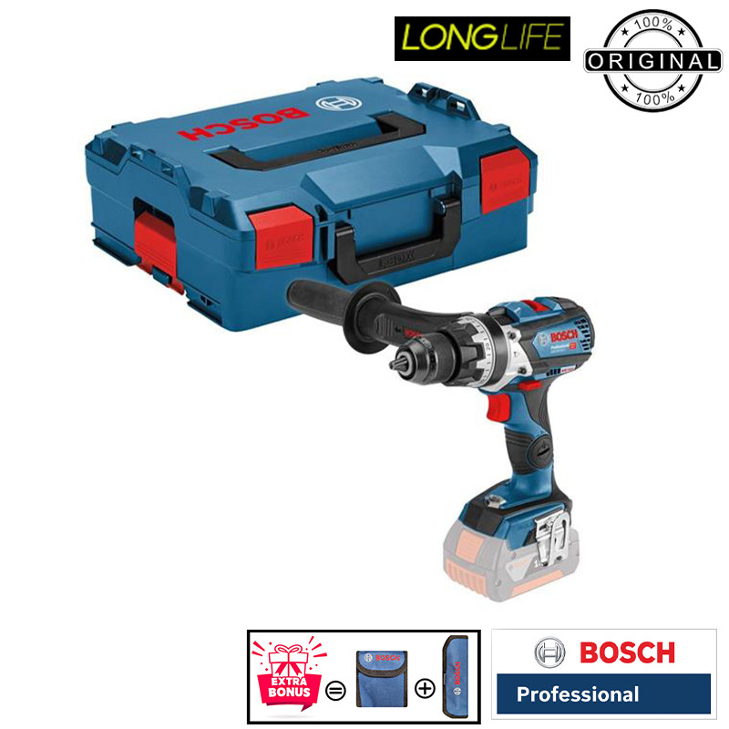 دریل پیچ گوشتی شارژی چکشی 18 ولت بوش مدل GSB 18V-110 C Extra (Without battery and charger)