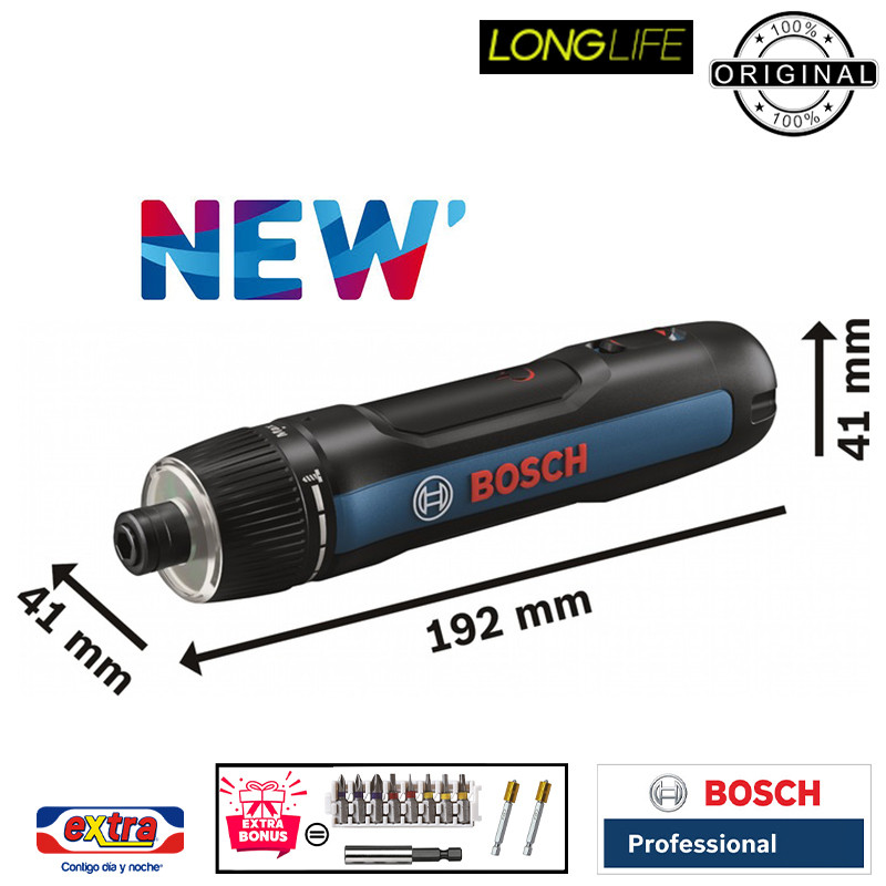 پیچ گوشتی شارژی بوش مدل حرفه ای 3.6 ولت کد 06019H2201 + 11 Extra