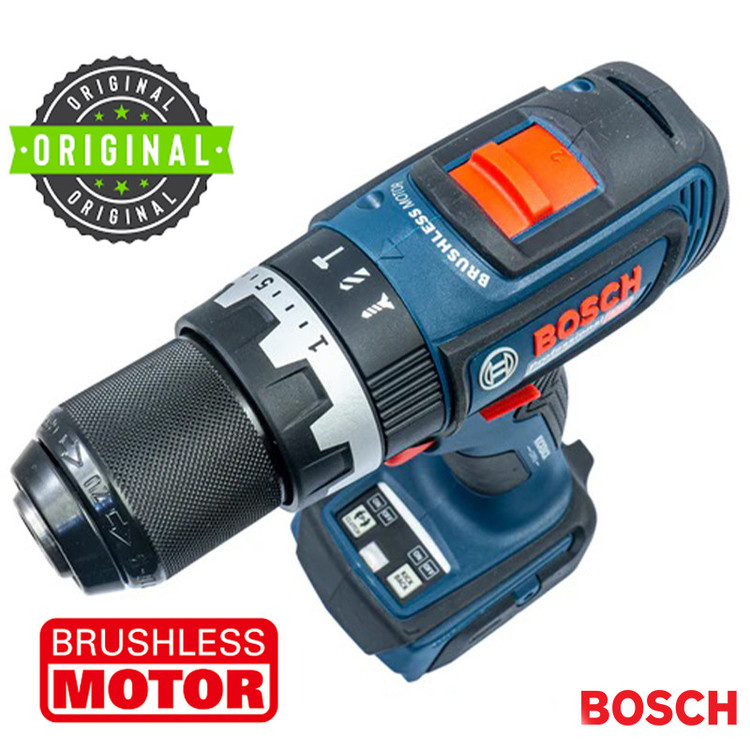 دریل پیچ گوشتی شارژی ضربه ای بوش مدل سه حالته فوق هوشمند GSB 18 V 90 C