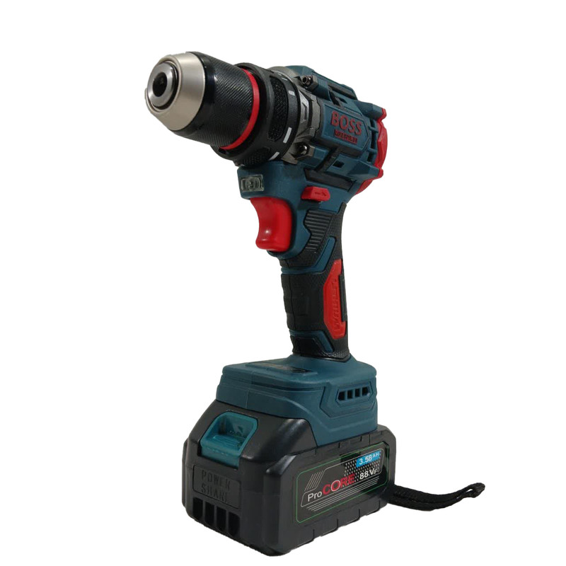 پیچ گوشتی شارژی باس مدل single-battery--brushless-88v مجموعه 28 عددی