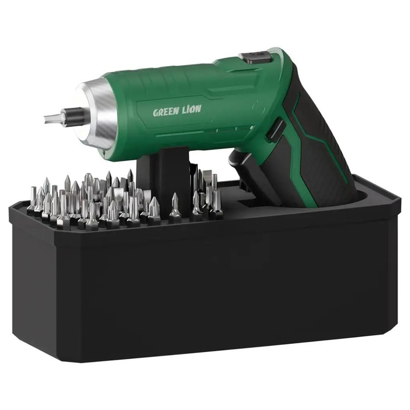 پیچ گوشتی شارژی 3.7 ولت گرین لاین مدل GSD-54 بسته ۵۴ عددی