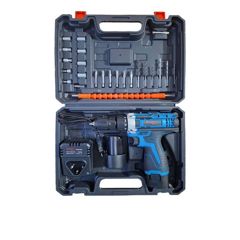 مجموعه 28 عددی دریل پیچ گوشتی شارژی 12 ولت آمازون مدل DV18V NEW