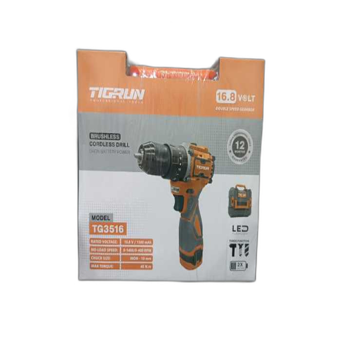 پیچ گوشتی شارژی 16.8 ولت تیگران مدل TG3516