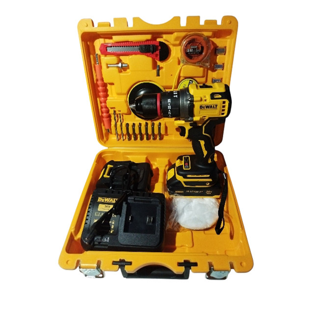 پیچ گوشتی شارژی 600 وات دیوالت مدل DCD710DK2 مجموعه 24 عددی