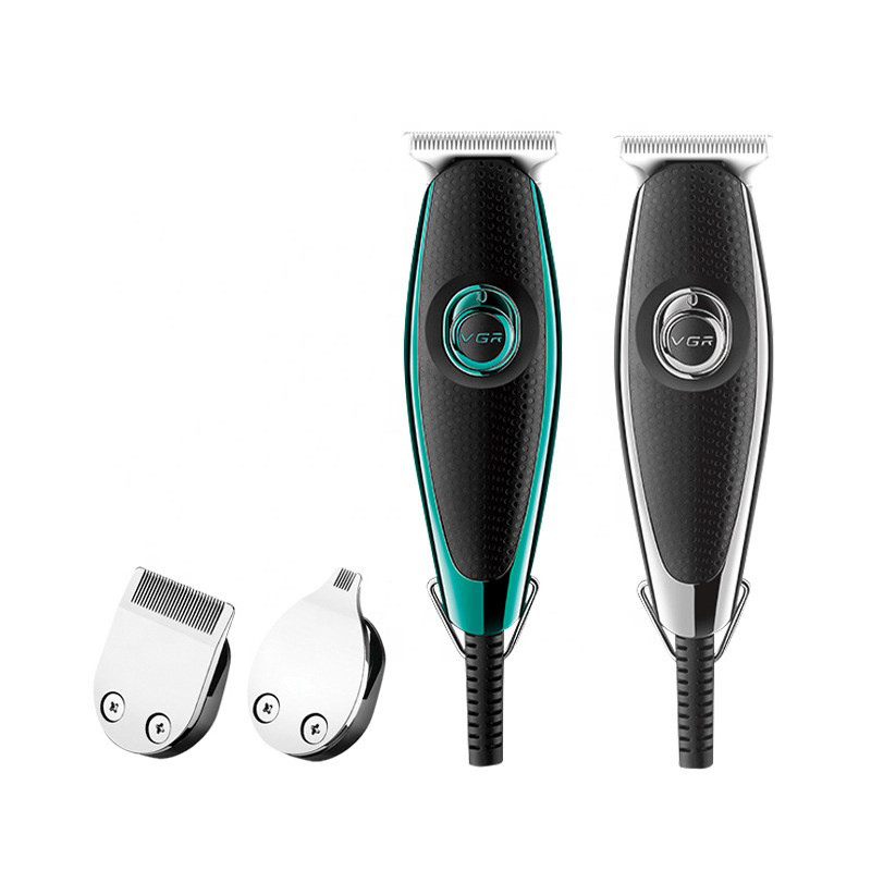 ماشین اصلاح موی سر و صورت وی جی ار مدل V - 099 با تیغه استیل ضد زنگ، قابلیت تنظیم سرعت، موتور قدرتمند، 3 سری مختلف، 5 عدد شانه تنظیم ارتفاع، همراه با برس تمیزکننده، روغن و شانه، منبع انرژی برق