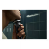 ماشین اصلاح موی صورت فیلیپس مدل SHAVER 5000 Series با تیغههای کربن استیل، سنسور هوشمند، سرهای انعطافپذیر 360 درجه، ضد آب، قابلیت اصلاح با شماره صفر، شارژ سریع و منبع انرژی کابل USB