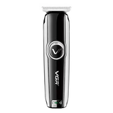 ماشین اصلاح موی بدن و صورت وی جی ار مدل V-168 با تیغه استیل ضد زنگ، طراحی ارگونومیک، شارژ USB، قابلیت تنظیم سرعت و شانه قابل تنظیم دستی