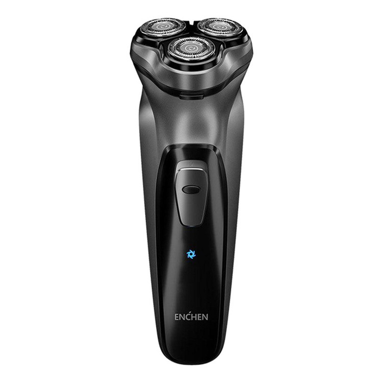 ماشین اصلاح موی صورت چرخشی انچن مدل Blackstone باتری قابل شارژ، استفاده خشک و مرطوب، تیغه استیل ضد زنگ، زمان شارژ 60 دقیقه