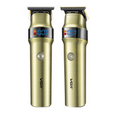 ماشین اصلاح موی سر و صورت وی جی ار مدل V-991 با تیغه سرامیک و استیل ضد زنگ، قابلیت اصلاح با شماره صفر، نمایش وضعیت باتری، عملکرد توربو، طراحی ارگونومیک، باتری 2000 میلیآمپر، شارژ با کابل USB، سه عدد شانه، دور موتور 7000 RPM
