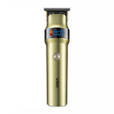 ماشین اصلاح موی سر و صورت وی جی ار مدل V-991 با تیغه سرامیک و استیل ضد زنگ، قابلیت اصلاح با شماره صفر، نمایش وضعیت باتری، عملکرد توربو، طراحی ارگونومیک، باتری 2000 میلیآمپر، شارژ با کابل USB، سه عدد شانه، دور موتور 7000 RPM