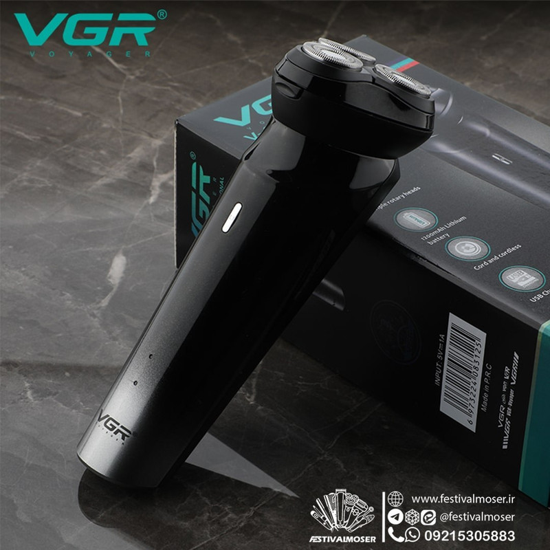 ماشین اصلاح موی صورت وی جی ار مدل VGR 312