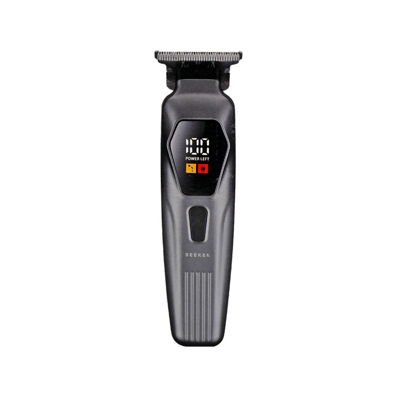 ماشین اصلاح موی سر و صورت شارژی حجمزن سیکن مدل seeken80 با تیغه استیل ضد زنگ، نمایشگر میزان شارژ و قابلیت استفاده با برق و باتری