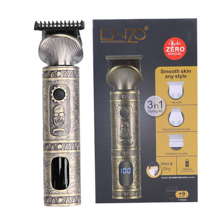 ست ماشین اصلاح موی سر و صورت و بدن انزو پروفیشینال مدل EN-5036A