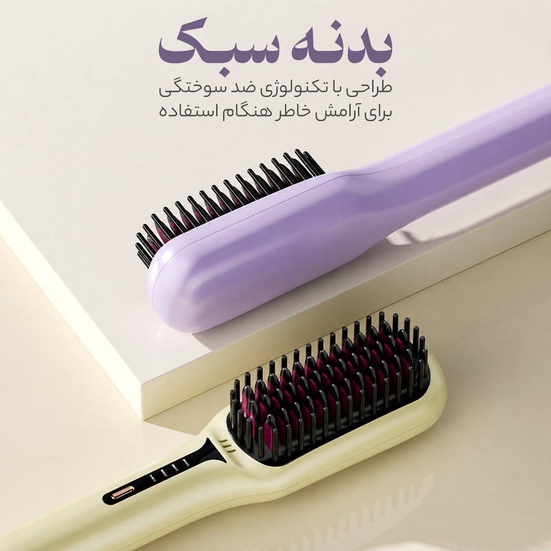 دستگاه حالتدهنده مو والر مدل Luxe با قابلیت تنظیم دما و دندانه سرامیکی
