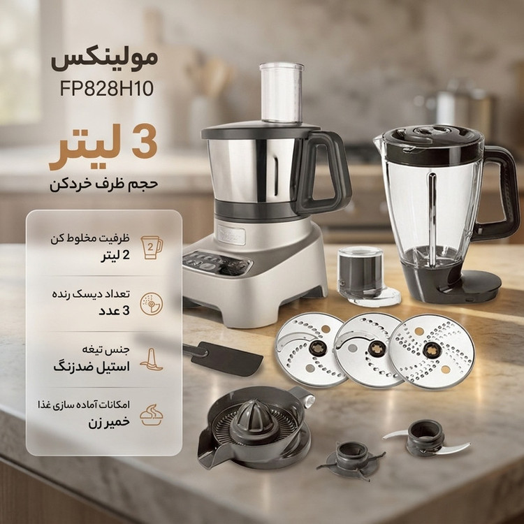غذاساز مولینکس مدل FP828H10