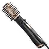 سشوار برسدار چرخشی 1000 وات بابیلیس مدل AS964ROE، موتور DC، وزن 1050 گرم، دارای سری برسدار گرد باریک، سری برسدار تخت، سری چرخشی، سری دندانهدار با ویژگی صافکنندگی، با قابلیت فناوری تولید یون