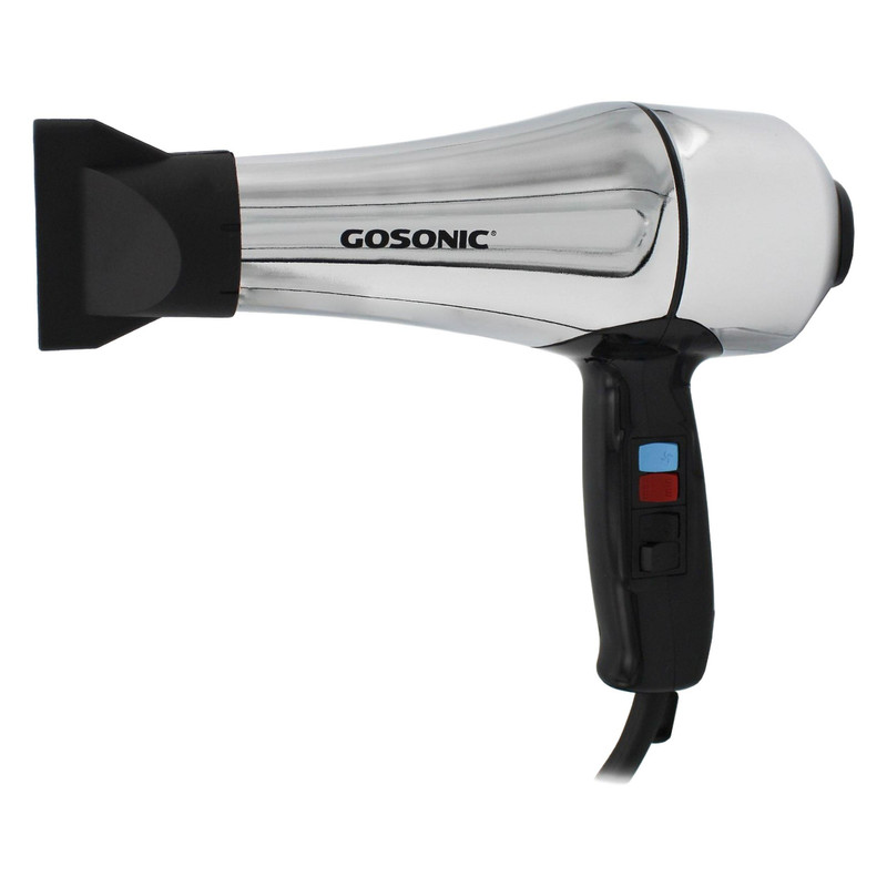 سشوار حرفهای 1800 وات گوسونیک مدل GHD-229، موتور AC، وزن 892 گرم، دارای سری متمرکزکننده پهن با ویژگی حجمدهندگی، با قابلیت فناوری تولید یون، باد سرد