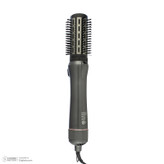 سشوار برسدار چرخشی 240 وات پرنسلی مدل PR312AT، موتور DC، وزن 1430 گرم، دارای سری شانهدار، سری برسدار گرد پهن، سری چرخشی، کیف نگهدارنده، سری دندانهدار با ویژگی فرکنندگی، صافکنندگی، حجمدهندگی