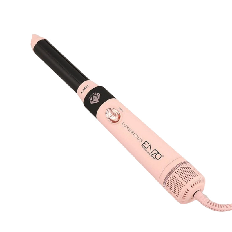 سشوار برس‌دار حالت‌دهنده انزو پروفیشینال مدل EN-4133 pro 7in1 با توان 1500 وات، موتور BLDC، فناوری یون منفی، تنظیمات دما و سرعت سه حالته، سری‌های قابل تعویض و المنت سرامیکی، مناسب حرفه‌ای و آرایشگاهی