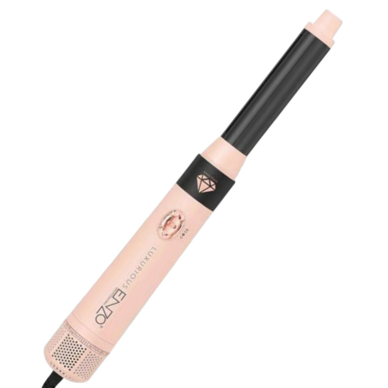 سشوار برسدار حالتدهنده انزو پروفیشینال مدل EN-4133 pro 7in1 با توان 1500 وات، موتور BLDC، فناوری یون منفی، تنظیمات دما و سرعت سه حالته، سریهای قابل تعویض و المنت سرامیکی، مناسب حرفهای و آرایشگاهی