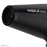 سشوار حرفهای هیسکا مدل H5261 با موتور AC پرقدرت 2500 وات، فناوری تولید یون، دکمه باد سرد، تنظیم دما در چهار حالت، کنترل سرعت دو حالته، وزن 1350 گرم، به همراه دیسپانسر و 2 عدد سری متمرکزکننده