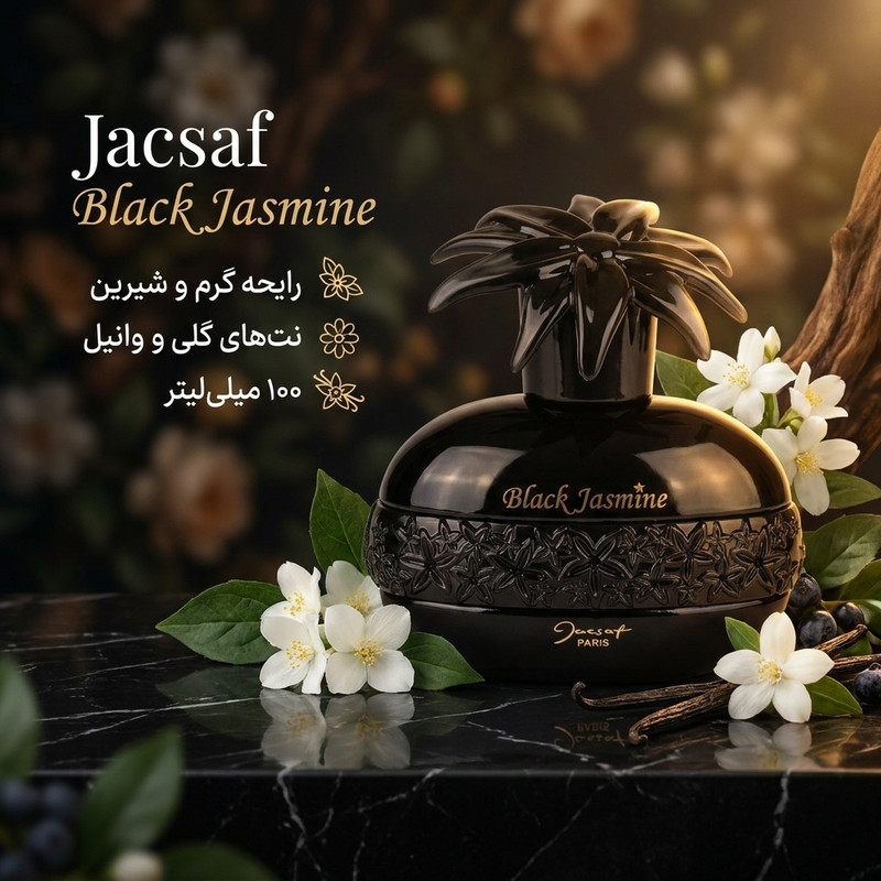 ادو پرفیوم زنانه ژک ساف مدل Black Jasmine حجم 100 میلی لیتر