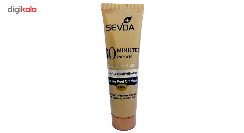 ماسک طلا صورت سودا مدل Repair And Rejuvenation حجم 100 میلیلیتر، مناسب انواع پوست، ترمیمکننده و جوانکننده