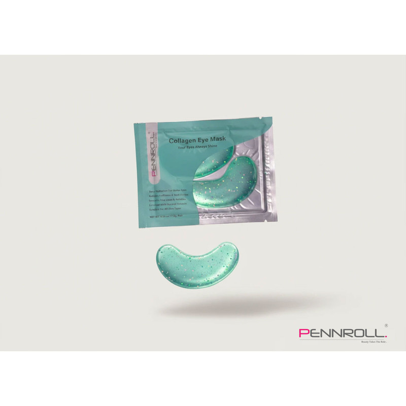 ماسک زیر چشم ژلی پنرول مدل PRD با کلاژن هیدرولیز شده، آبرسان عمقی، روشنکننده، ترمیمکننده و ضدچروک، مناسب انواع پوست، وزن 7.5 گرم، مجموعه 3 عددی
