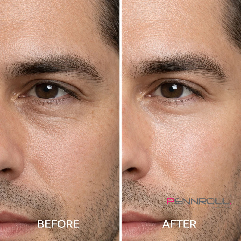 ماسک زیر چشم ژلی پنرول مدل PRD با کلاژن هیدرولیز شده، آبرسان عمقی، روشنکننده، ترمیمکننده و ضدچروک، مناسب انواع پوست، وزن 7.5 گرم، مجموعه 3 عددی