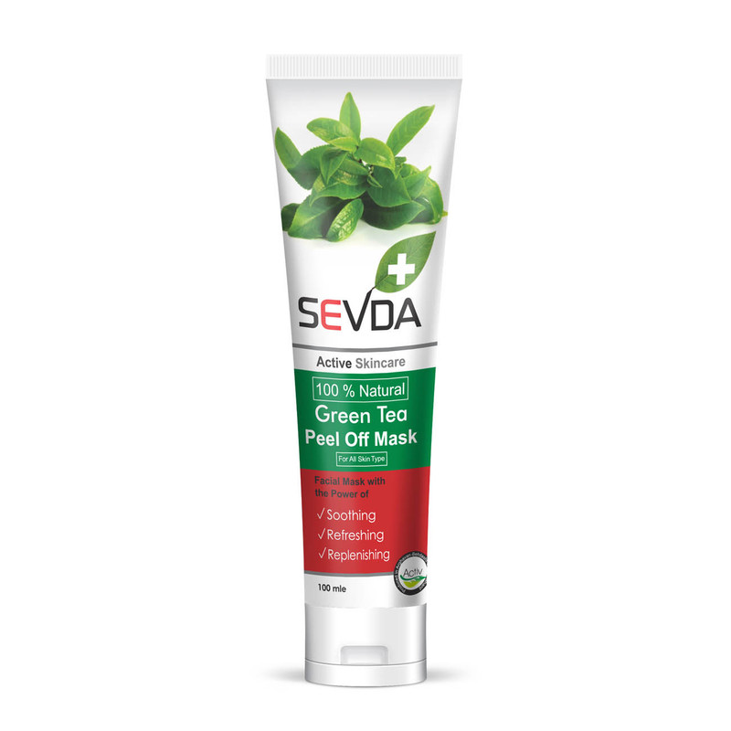 ماسک صورت سودا مدل ذغال فعال حجم 75 میلی لیتر به همراه ماسک صورت سودا مدل درخت چای حجم 100 میلی لیتر