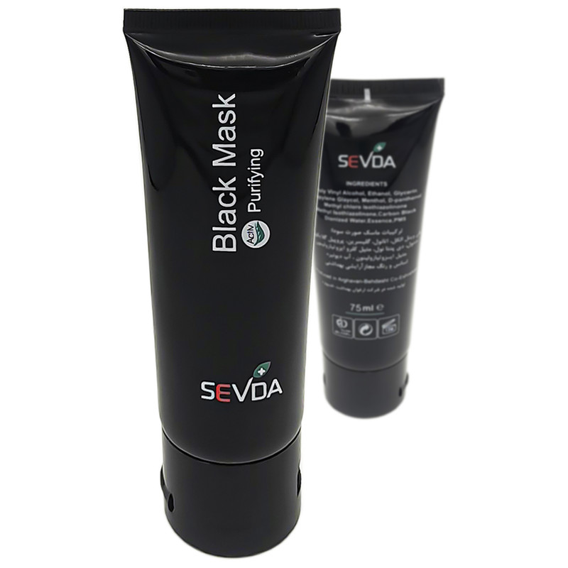 ماسک صورت سودا مدل BS حجم 75 میلیلیتر با خاصیت لایهبرداری، رفع جوشهای سرسیاه، کوچککننده منافذ و سمزدایی پوست، مناسب پوست مختلط، بسته 3 عددی
