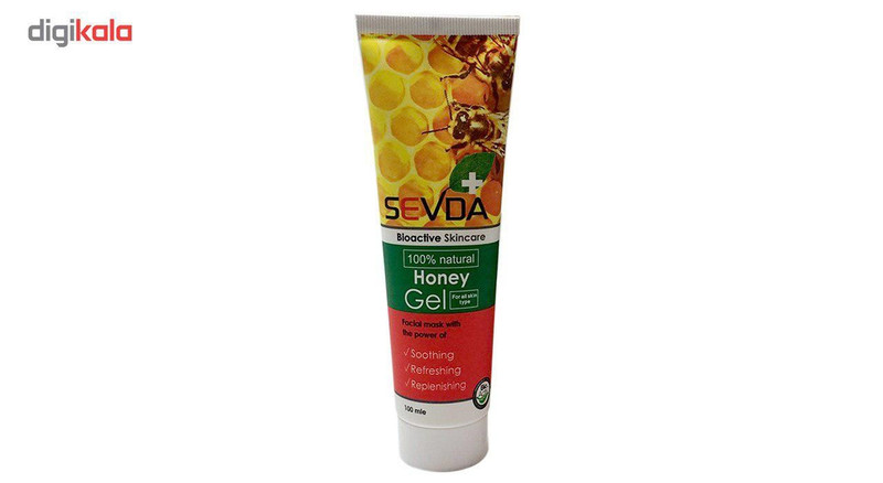 ماسک صورت عسل سودا مدل Peel Off حجم 100 میلیلیتر، حاوی ویتامین A، C و B5، مناسب انواع پوست، التیامبخش و شادابکننده