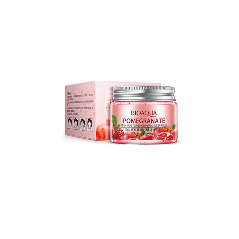ماسک صورت بایو آکوا مدل pomegranate حجم 120 میلی لیتر