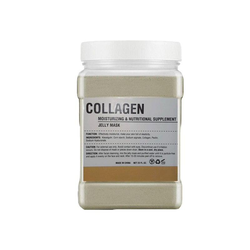 ماسک پودری هیدروژلی صورت دکتر مینایر مدل Collagen وزن 650 گرم با کلاژن هیدرولیز شده، آبرسان، مرطوب‌کننده، جوان‌کننده، کوچک‌کننده منافذ باز، ضد چروک و ضد پیری مناسب انواع پوست