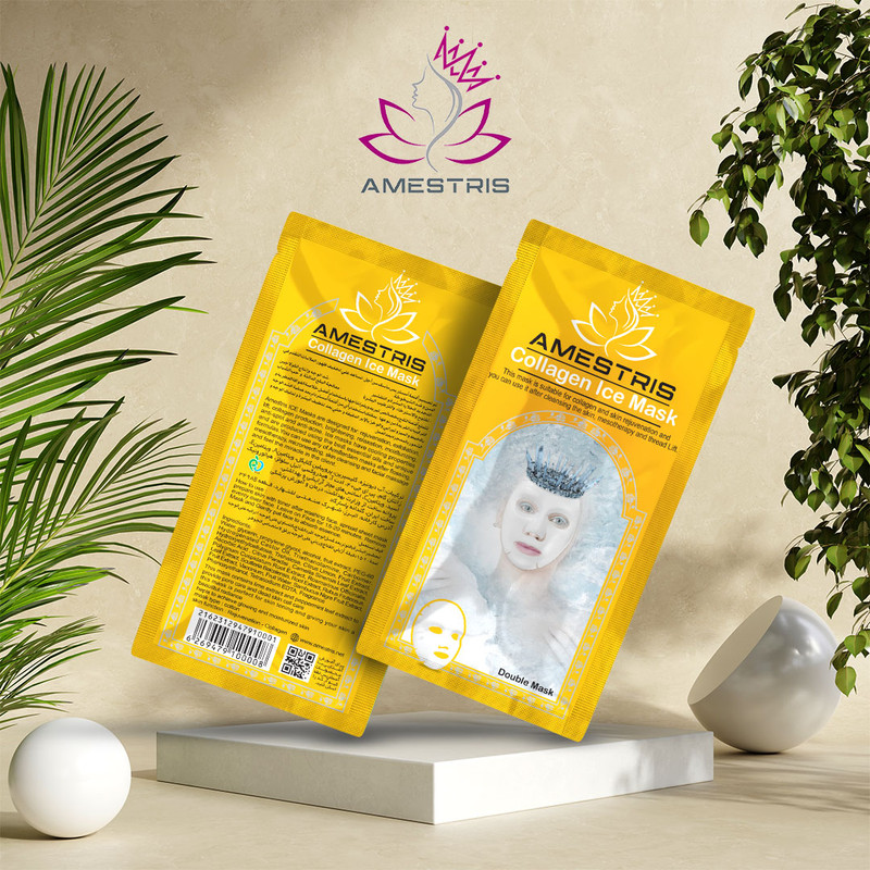 ماسک صورت آمستریس مدل Multi Action مجموعه 10 عددی نرمکننده، مرطوبکننده، ضد التهاب، کوچککننده منافذ باز، ضد چروک، ضد جوش، روشنکننده، لیفت و سفتکننده پوست، مناسب انواع پوست و بعد از میکرونیدلینگ و بوتاکس