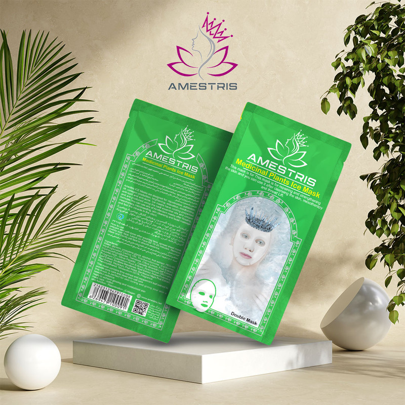 ماسک صورت آمستریس مدل Multi Action مجموعه 10 عددی نرمکننده، مرطوبکننده، ضد التهاب، کوچککننده منافذ باز، ضد چروک، ضد جوش، روشنکننده، لیفت و سفتکننده پوست، مناسب انواع پوست و بعد از میکرونیدلینگ و بوتاکس