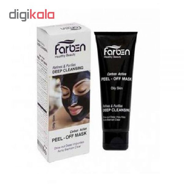 ماسک زغال فاربن مدل Peel-Off حجم 150 میلی لیتر بسته سه عددی